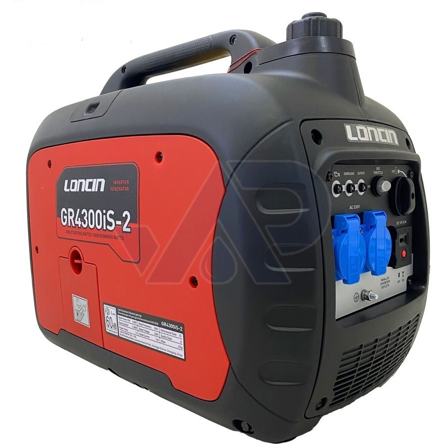 موتور برق بنزینی 3کیلوات اینورتری سایلنت لانسین مدل GR4300IS-2
